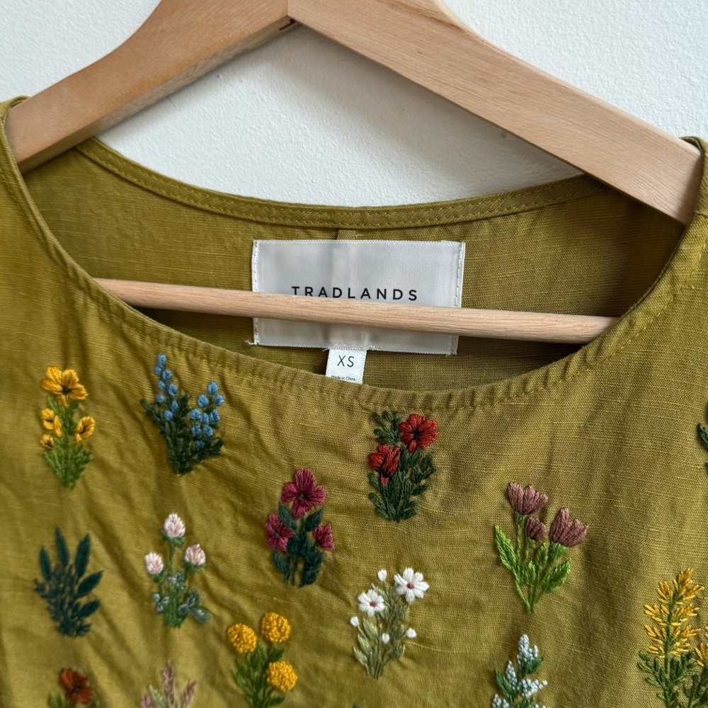 Hand-Embroidered Tradlands Nico Dress | XS - Picture 6 of 10